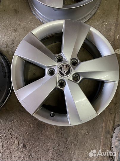 Диски литые r16 5x112 skoda