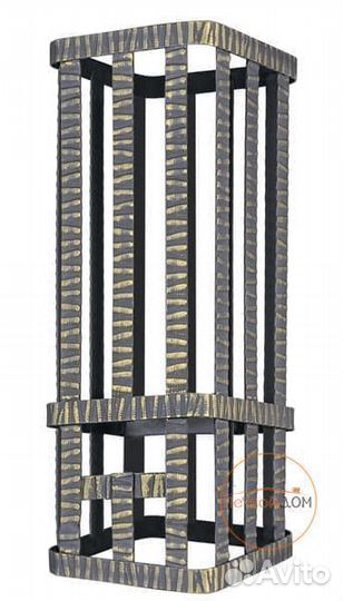 Сетка на трубу для Ураган под шибер (250х250х750)