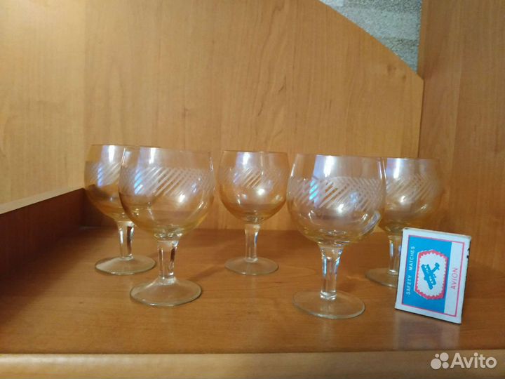 Бокалы, фужеры, стопки б/у, СССР