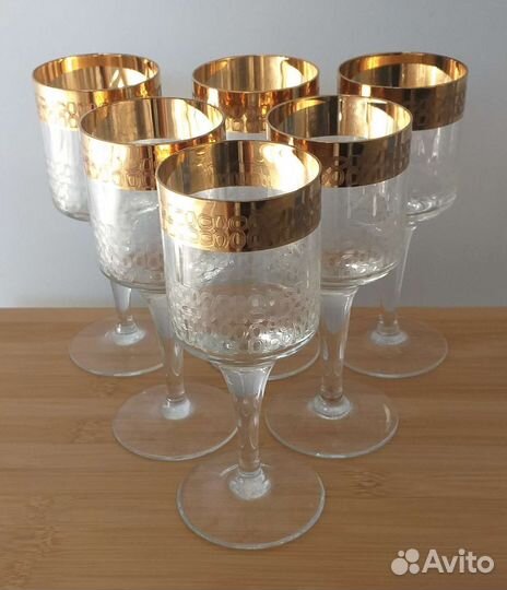 Бокалы фужеры для вина богемия