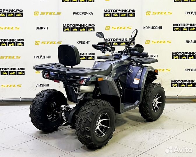 Квадроцикл Bison Shark 200 Lux (Серый)