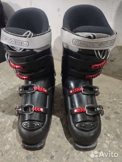 Горные лыжи Sаlomon и ботинки Rossignol