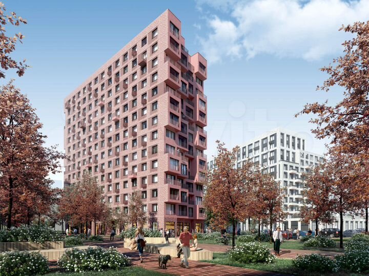 Квартира-студия, 34,8 м², 3/14 эт.