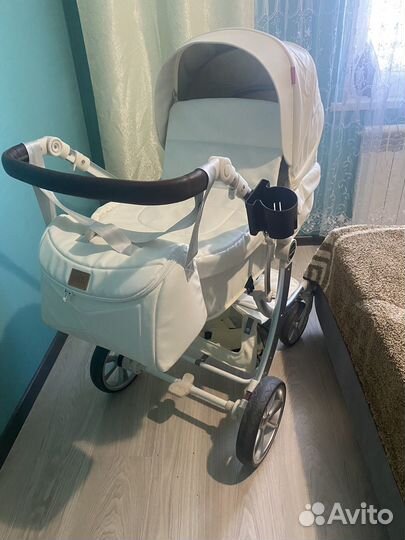 Коляска 2 в 1 эко кожа