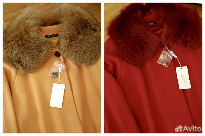 Пальто кашемир Италия оригинал 48-52