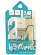 Сетевой адаптер hoco C22A little Apple iPhone бел