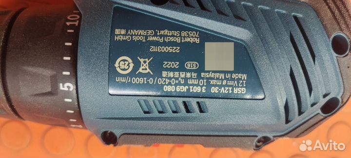 Шуруповерт bosch 12v оригинал