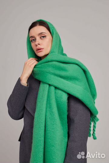 Женский теплый платок