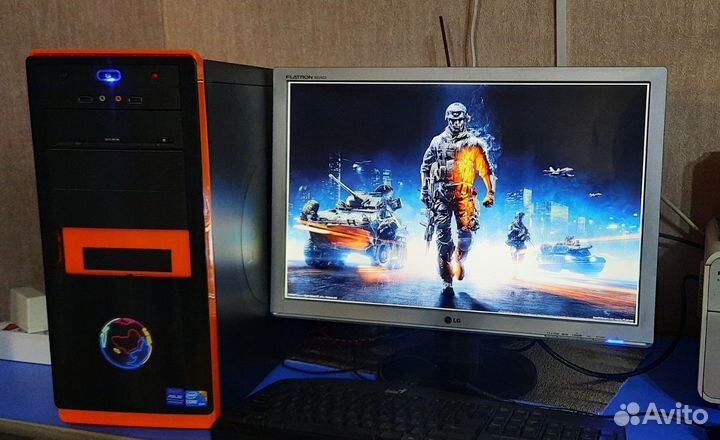 Игровой компьютер intel core i3,4 ядерный