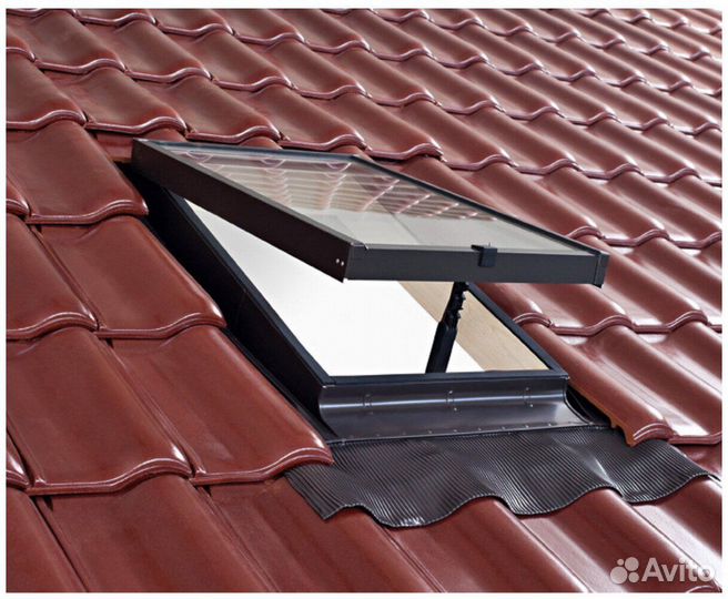 Люк кровельный R27 045/073 с окладом EDZ, дерево r