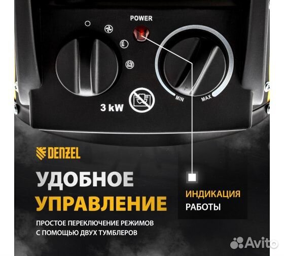 Тепловая пушка, керам.нагреватель DHC3-150