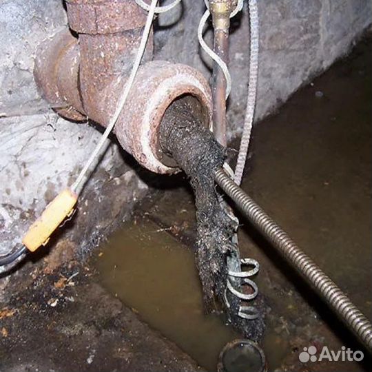 Прочистка канализации Устранение засоров