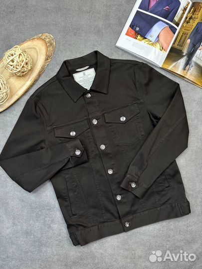 Джинсовая куртка brunello cucinelli мужская