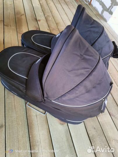 Коляска для двойни 2 в 1