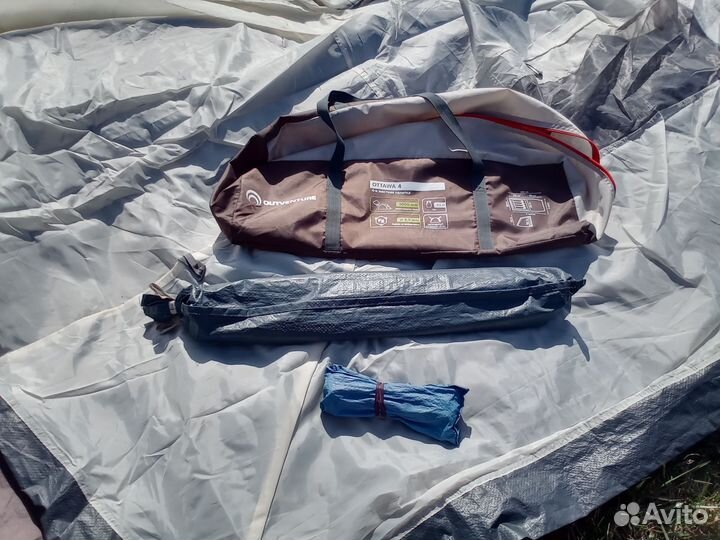 Палатка туристическая 4 местная с тамбуром