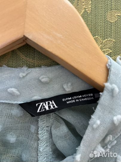 Блуза zara прозрачная