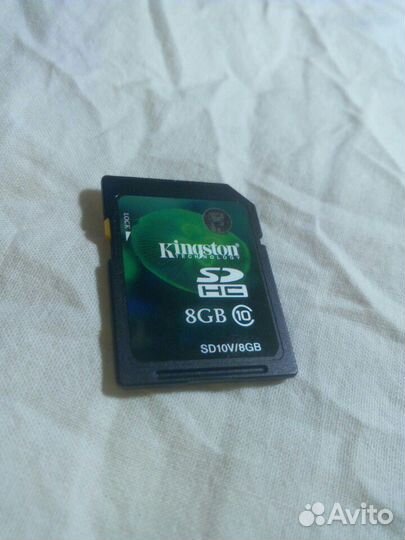 Карта памяти Kingston SD HC 8gb