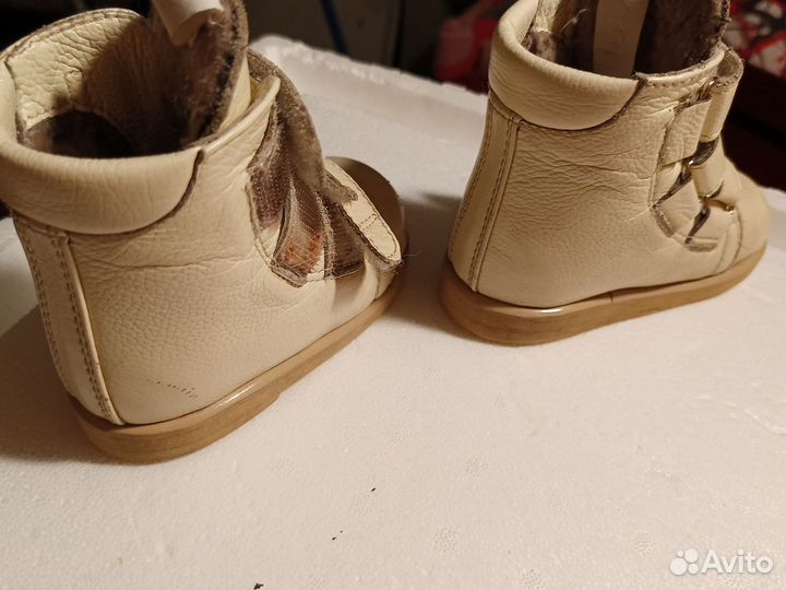 Ботинки зимние детские 19-20 размер