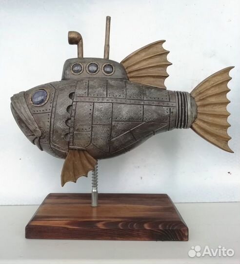 Рыба - стимпанк (steampunk)
