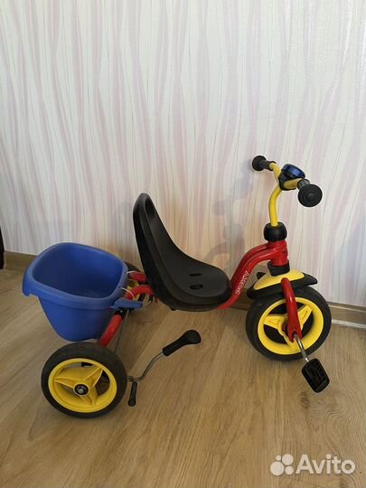 Детский велосипед с ручкой puky