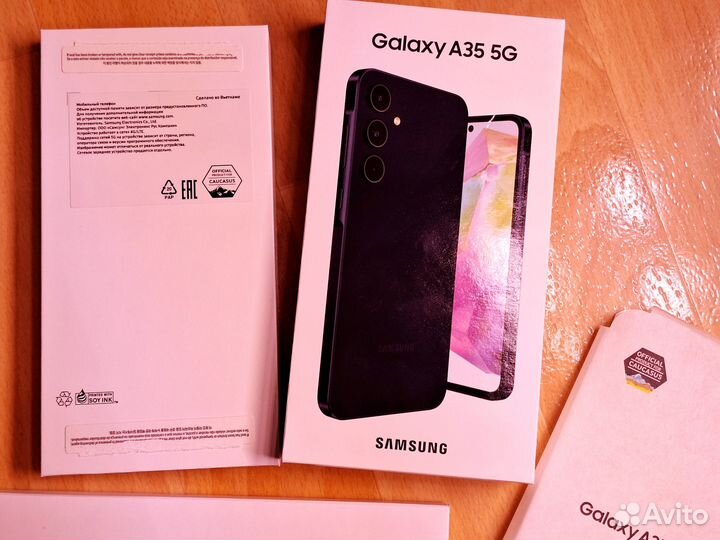 Коробка от samsung galaxy A35 5G оригинал