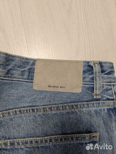 Джинсы широкие мужские bershka