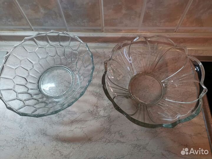 Вазы для фруктов стекло СССР