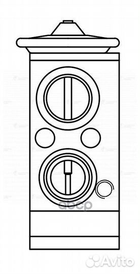 Клапан расширительный кондиционера (трв) Ford