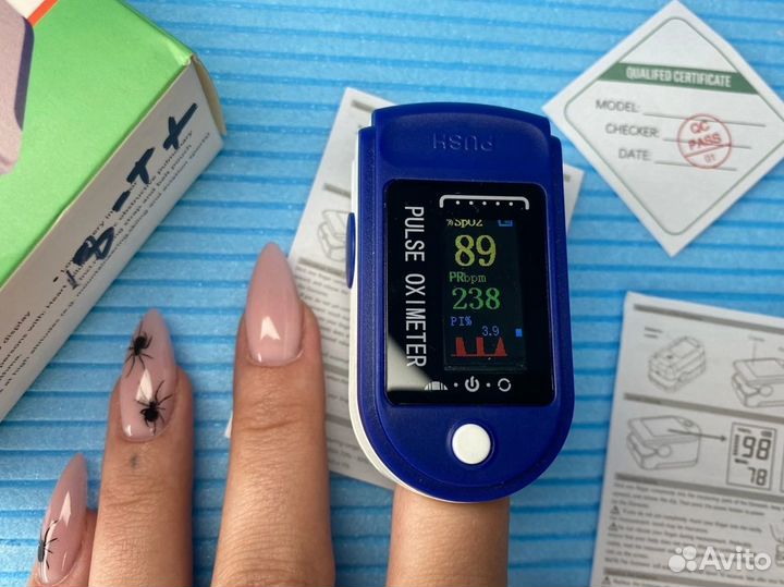 Пульсоксиметр Медицинский на палец Oximeter