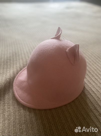 Zara Новая шляпка с ушками на дев. 55 см