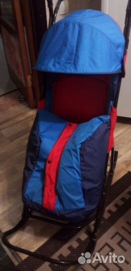 Детские санки коляска