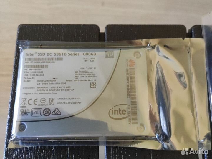 Новый SSD intel S4510 960 GB