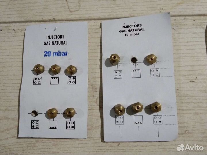 Жиклеры для газовых плит