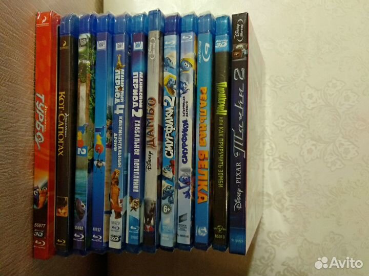 Blu ray Рио Ледниковый период Турбо Кот в сапогах