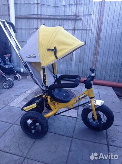 Детский велосипед с ручкой бу