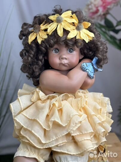 Коллекционная фарфоровая кукла Cindy Rolfe