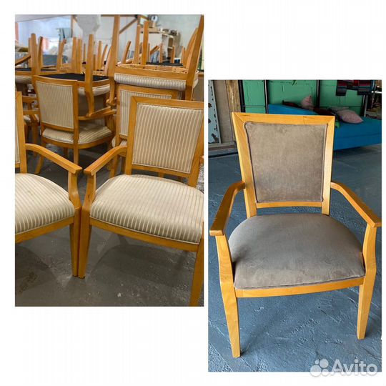 Перешив и реставрация мягкой мебели