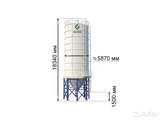 Силос 520 тонн