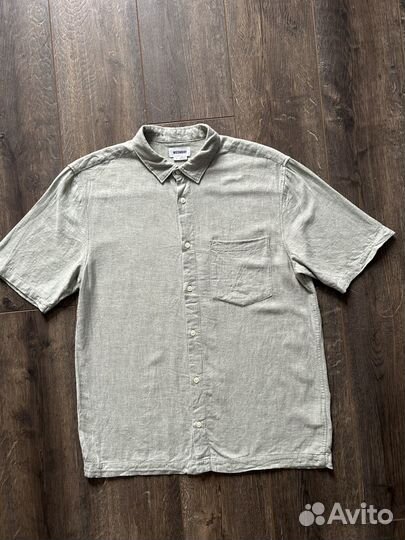 Льняная рубашка Weekday (M) Оригинал Бангладеш