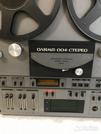 Катушечный магнитофон олимп 004