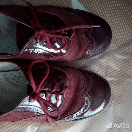 Полуботинки Kumi 34 р-р Кожа