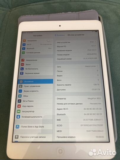 iPad mini 2 128gb wifi + sim