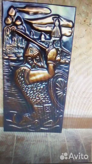 Картина медная чеканка