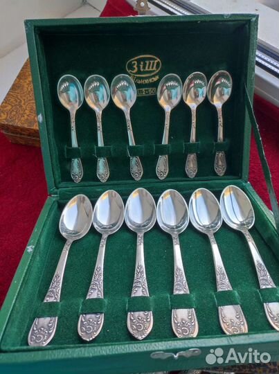 Столовые приборы мельхиор СССР