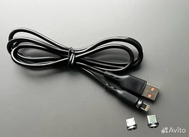 Зарядное устройство 3 в 1 для iphona, android