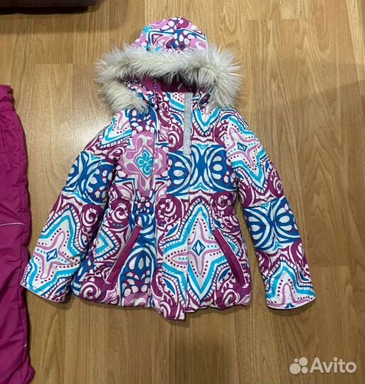 Зимний костюм для девочки 110