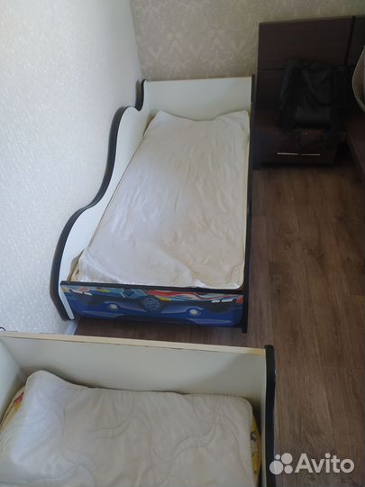 Детская кровать от 3 лет с матрасом бу