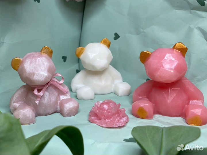 Мыло мишка геометрический