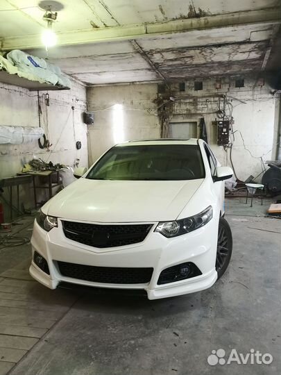 Накладка на передний бампер modulo Honda Accord 8