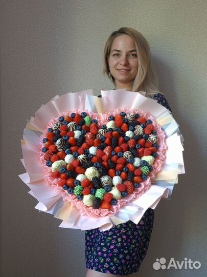 Съедобные букеты Цветы Клубника